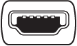 USB 1.0/2.0 Type Mini A connector image